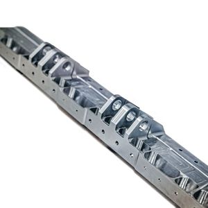 Die rund 1,50 Meter lange Aufhängung für einen asiatischen Flugzeugteilezulieferer.(Bild:  Zimmermann GmbH)