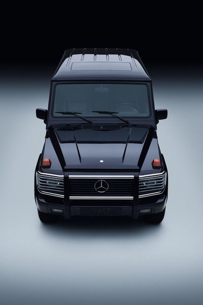 Mercedes-Benz 500 GE V8, Baujahr 1993 (Baureihe 463). Die G-Klasse wird seit 1979 produziert. (Bild: Mercedes-Benz AG)