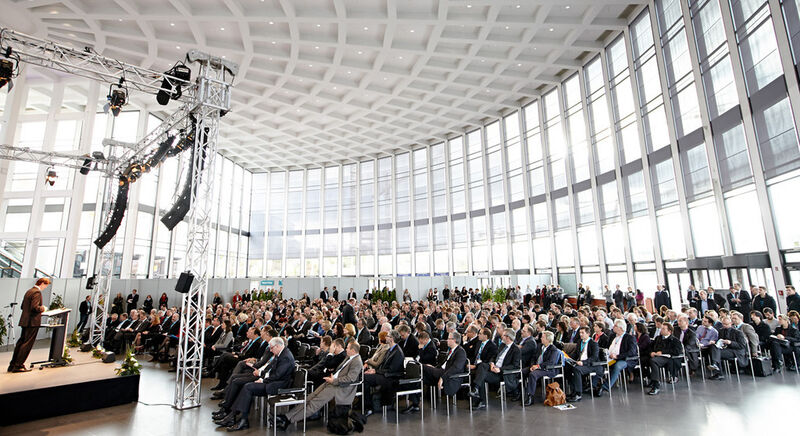 Zum letzten Mal im Foyer der Messe Berlin: Eröffnung des Modernen Staat (Foto: MODERNER STAAT / Behrendt und Rausch)