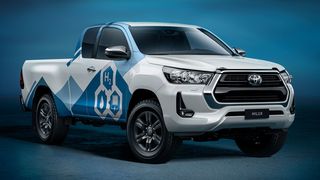 Toyota baut den Hilux zum Wasserstoffauto um. (Bild: Toyota)