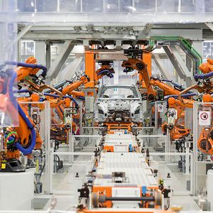 Fachsymposium „Intelligenter Leichtbau“: Das neue Audi-Werk im mexikanischen San José Chiapa, nordöstlich von Puebla, ist mit allen anderen Standorten vernetzt und Beispiel dafür, wie der Automobilhersteller die Digitalisierung und Vernetzung vorantreibt.