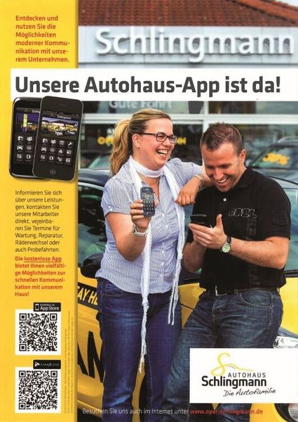 Tolle Idee mit echtem Mehrwert: Die eigene Autohaus-App spricht nicht nur junge Kunden an. Mit ihr können Kunden sogar selbst Termin zum Räderwechsel ausmachen. (Foto: Schlingmann)