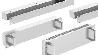 Vesa GT Einschubgehäuse sind in den Größen 1 HE bis 3 HE sowie in 50 mm oder 70 mm Einschubtiefe erhältlich. Optionale Gerätegriffe erleichtern das Herausholen des Gehäuses aus dem 19“ Rack und die Variante mit Lüftungsschlitzen ermöglicht die Entwärmung der eingebauten Elektronik.  (Fischer Elektronik)