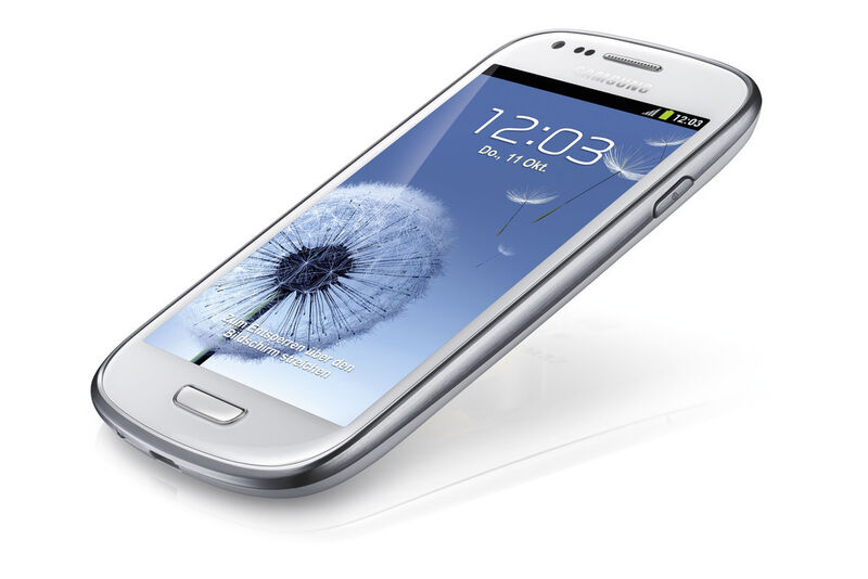 Das Galaxy S3 Mini kommt im gleichen Design wie das Galaxy S3 daher. (Samsung)