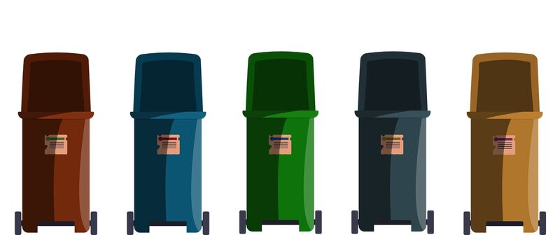 Mülltrennung und Recycling: 65%  Eine besondere Vision gegen die Vermüllung der Umwelt haben Forscher der Technischen Universität München: Sie entwickeln Materialien, die sich selbst auflösen und keinen Abfall hinterlassen. (Bild: Pixabay/Name (gemeinfrei))