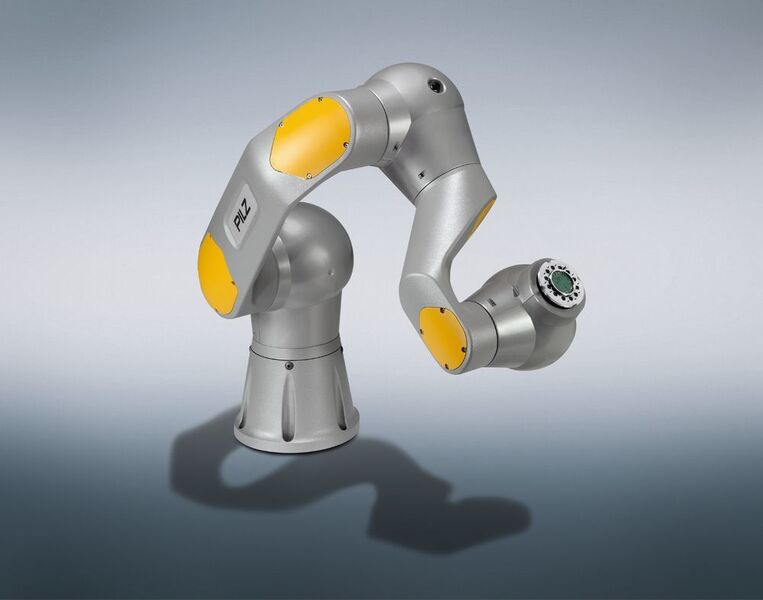 Pilz bündelt als erster Roboter-Module Hersteller einen Roboter-Arm mit hochwertigsten ROS Paketen. (Pilz GmbH & Co. KG)