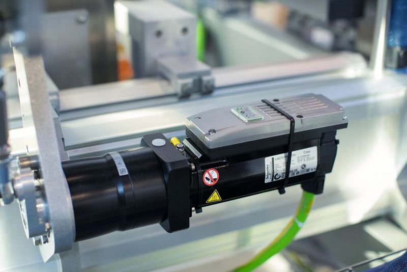 Flexible Komponente: integrierter Servomotor der Lexium 62 ILM Baureihe.  (Bild: Schneider Electric)