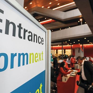 Am 18. November öffnen wieder die Tore zur Messe Formnext, dem Branchentreff der additiven Fertigung. (Bild: Copyright: Mesago / Marc Jacquemin)