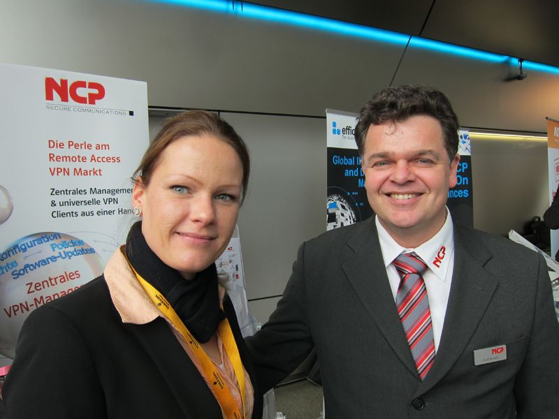 Hannah Lamotte, IT-BUSINESS, und Axel Noack, NCP (IT-BUSINESS)