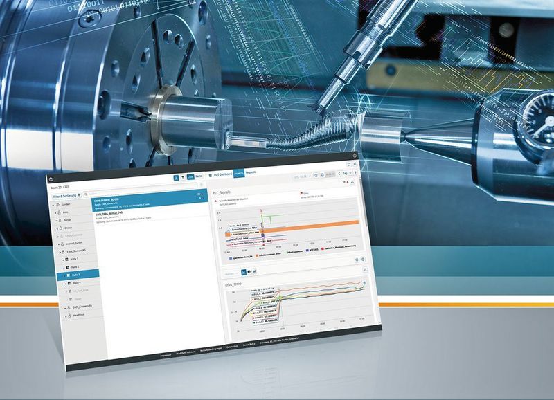 Mit Manage MyMachines stellt Siemens seine erste MindSphere-Applikation für die Werkzeugmaschinenindustrie vor. (Siemens)