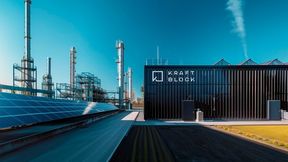 Der Hochtemperatur-Wärmespeicher von Kraftblock speichert Abwärme und soll so zu einem Teil des Energiemarktes werden. (Bild: Kraftblock / KI-generiert)