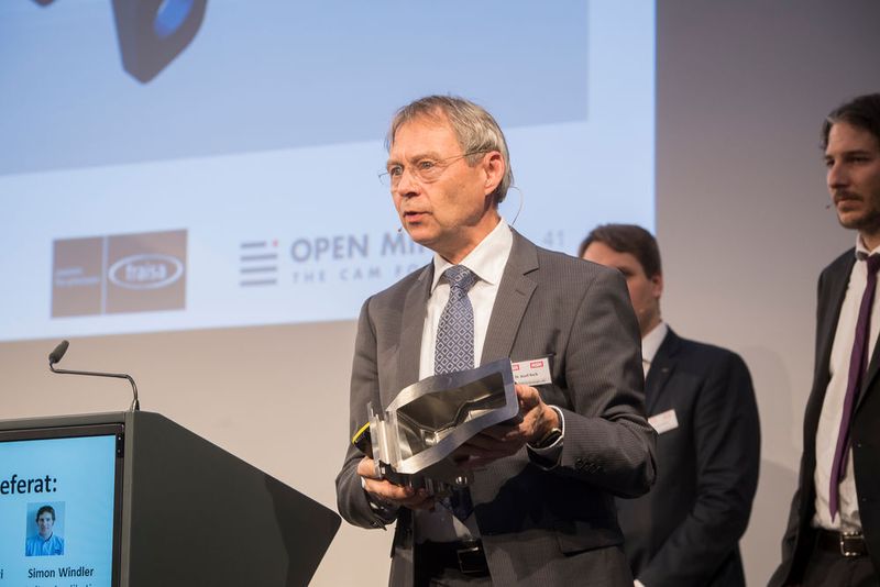 Das Gemeinschaftsreferat hielten Thomas Wengi, GF Machinings International SA, Simon Windler, Fraisa SA und Dr. Josef Koch, Open Mind Technologies AG, (Thomas Entzeroth)