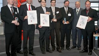 Die Preiverleihung fand auf der Automatisierungsmesse Automatica 2012 statt. (Bild: Reis Robotics)