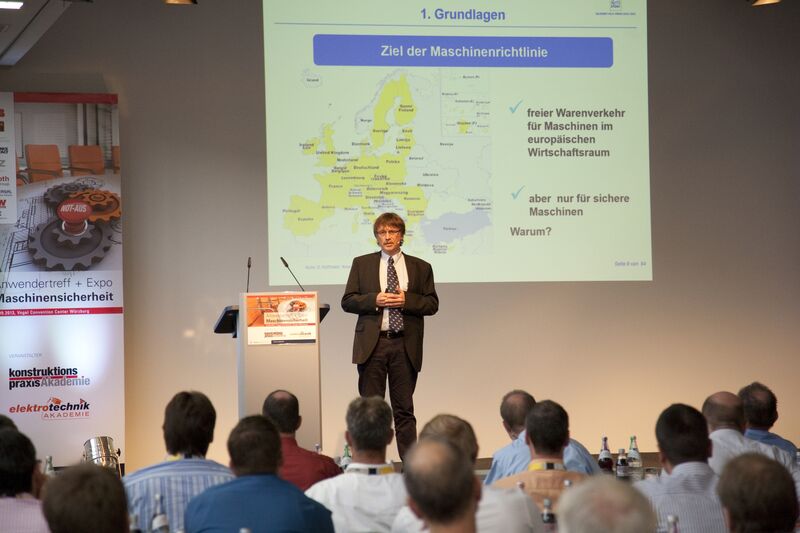 Georg Hoffmann von der Alfred Ritter GmbH & Co. KG startete mit seinem Keynote-Vortrag zum Thema 
