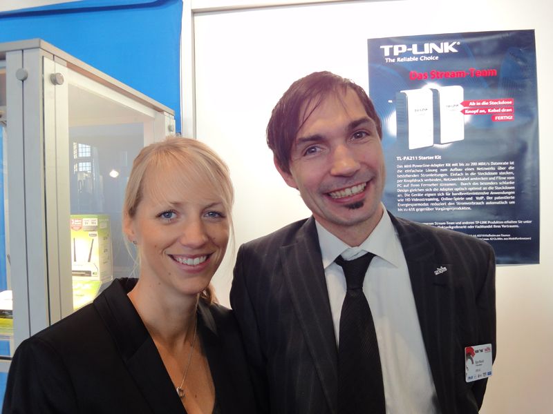 Ramona Hieß, TP-Link, und Björn Wunsch, Devil (Archiv: Vogel Business Media)