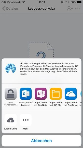KeePass lässt sich auch auf iPhones und iPads nutzen, sogar mit den gleichen Daten. (Joos)