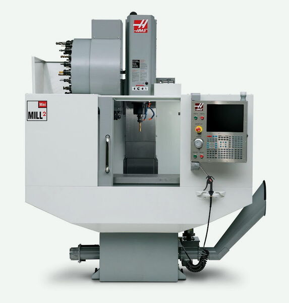 Petite fraiseuse Haas Mini Mill 2: pas besoin de courant triphasé! (Image: Haas Automation CNC)