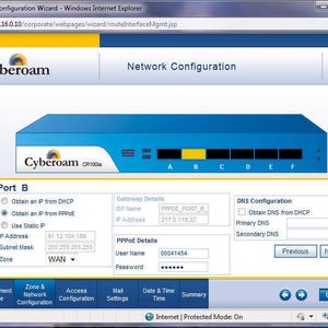 Bei der Konfiguration der Cyberoam UTM Appliance hilft ein Configuration Wizard.