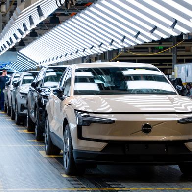 Der Volvo EX30 läuft ab sofort im belgischen Gent vom Band. (Bild: Volvo Cars)