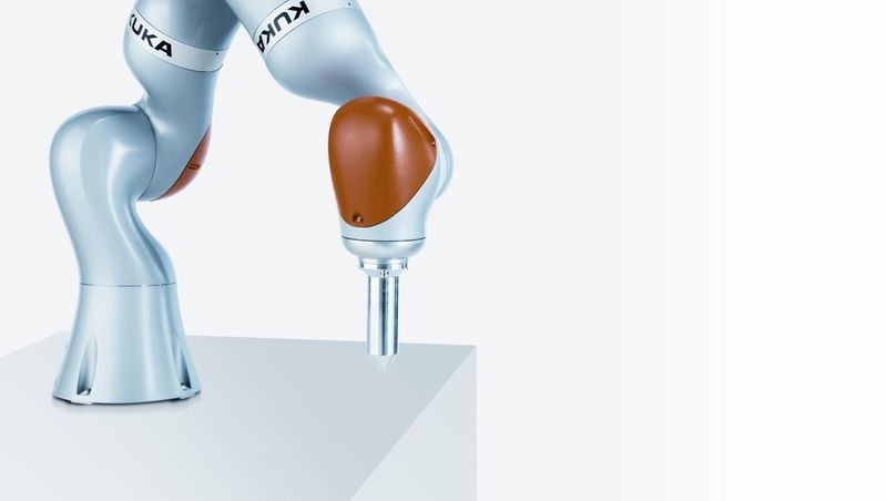 Kuka zeigt auf der Sindex seinen ersten sensitiven, industrietauglichen Leichtbauroboter. (Bild: Kuka)