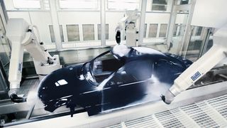 Lackier- und Sealing-Roboter sparen jetzt 30 Prozent Energie ein. (Bosch)