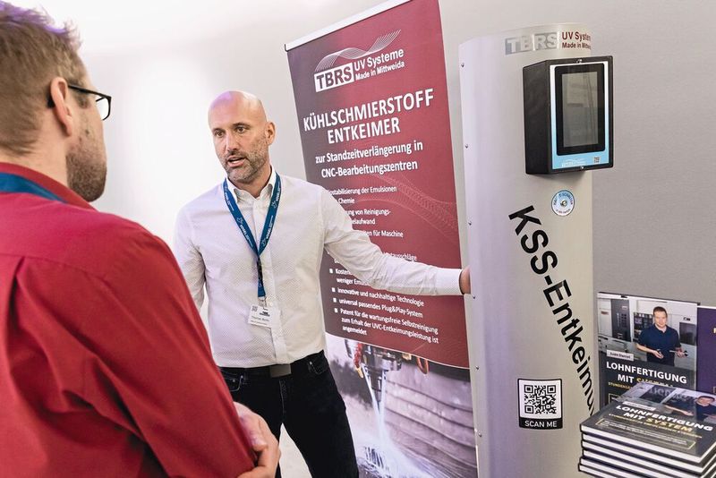 In den Pausen lohnte sich ein Besuch der Ausstellung. (Bild: Stefan Bausewein)