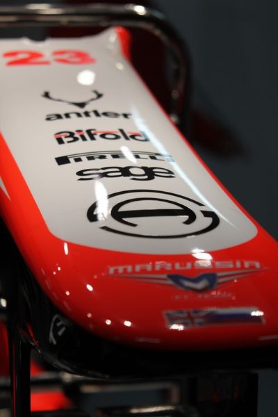 Sage sponsert Marussia F1 Mannschaft - hier freies Training der F1 Mannschaften in Barcelona. (Bild: Fouhy)