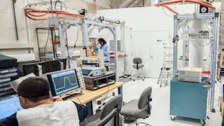 Researchers from the Institute for Quantum Computing (IQC) at the University of Waterloo report the first occurrence of directly splitting one photon into three. (University of Waterloo)