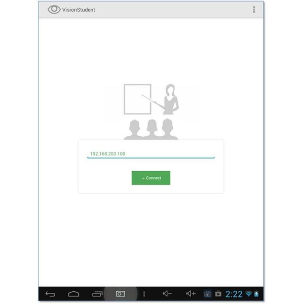 Beim Öffnen der App müssen Studenten auswählen, zu welchem Lehrercomputer eine Verbindung hergestellt werden soll. (Bild: Netop)