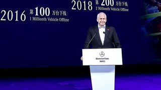 Daimlers China-Vorstand Hubertus Troska. „Wir sind weiterhin absolut positiv, was den chinesischen Markt betrifft“, sagte der Manager am Dienstag (28.11.) bei einem Pressegespräch. (Daimler)