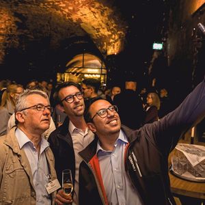 Ein Erinnerungsfoto darf natürlich nicht fehlen.(Bild:  Stefan Bausewein)