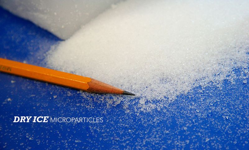 Cold Jet's dry ice micro particles. (Cold Jet)