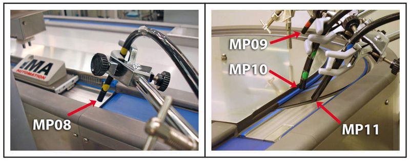 Beispielhaft:  Messpunkte MP08, MP09, MP10 und MP11 am Werkstückträgerumlauf. (Archiv: Vogel Business Media)