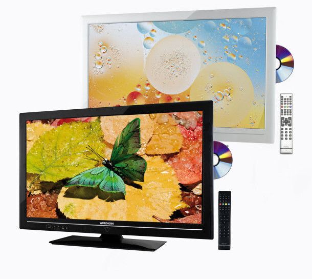 Der Aldi-TV Medion Life P12105 ist in Schwarz und Silber zu haben. (Aldi)
