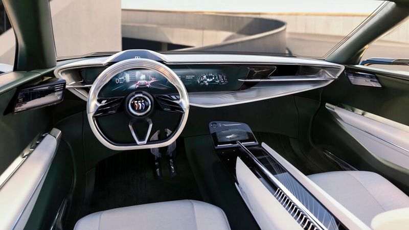 Auf mechanische Schalter und Knöpfe verzichtet Buick weitgehend. (Bild: Buick)