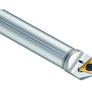 C-Centering Cutter ist der Multifunktionsfräser für Zentrieren und Anfasen. Der direkte Abtransport der Späne mit dem Kühlmittel und eine Spitze mit negativer Fläche gegen Zerspanen beim Anbohren sorgen für eine deutlich höhere Standzeit.