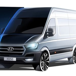 Hyundai zeigt auf der IAA Nutzfahrzeuge seinen neuen großen Transporter H350.
