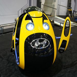 Hyundai hat ein fahrendes Ei gebaut.