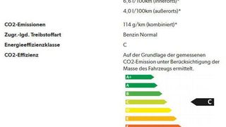 So sollten Verbrauchsangaben im Internet aussehen – zum Vergrößern bitte klicken. (Screenshot Mobile.de)