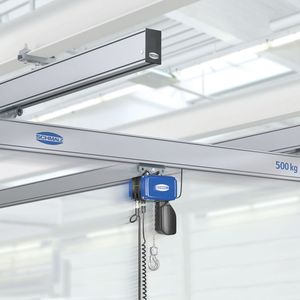 Aluminium-Kransysteme zur ergonomischen und gesundheitsschonenden Handhabung von Lasten liegen im Trend.