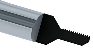 Zoom sur la fraise à fileter M2.00 x 0.20. (DIXI Polytool)