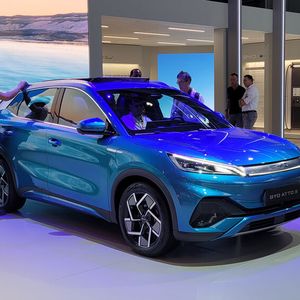 Bislang hat BYD für Europa drei Elektro-Modelle angekündigt: Das Kompakt-SUV Atto 3, ...(Bild:  Wehner/Vogel Communication Group)