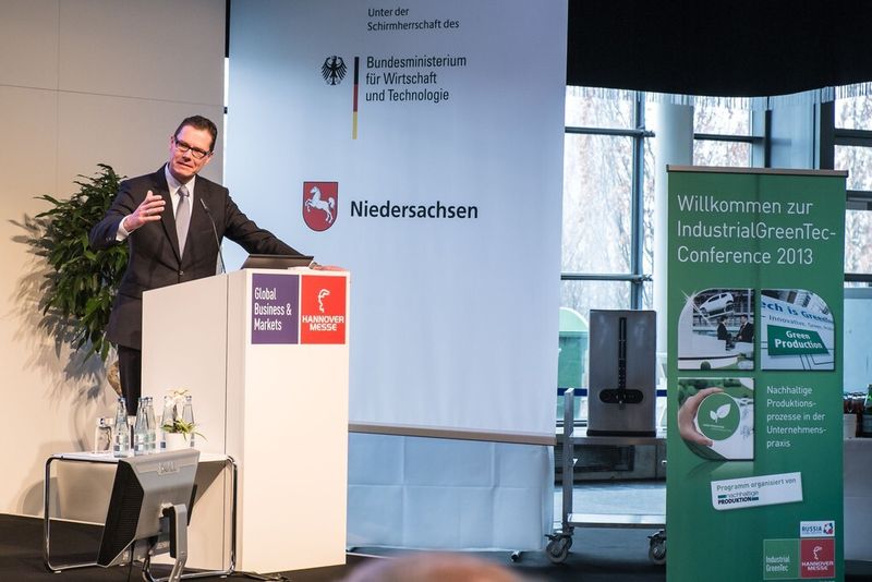 Am Messe-Mittwoch dreht sich von 10 bis 13 Uhr in Halle 13, Stand F50 (Business Forum 2) alles um Umwelttechnik und Ressourceneinsparung. (Bild: Deutsche Messe)