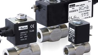 Die neuen Magnetventile der 201LG-Serie haben ein AISI 316L-Edelstahlgehäuse und eine FFKM-Dichtung und eignen sich für aggressive Medien in korrosiven und Hochtemperaturumgebungen. (Bild: Parker Hannifin)