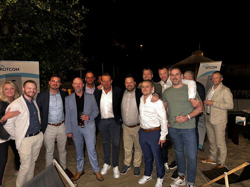 Das ROTCOM Team hat heute auch als Sponsor Premiere. (Bild: Vogel IT-Medien)