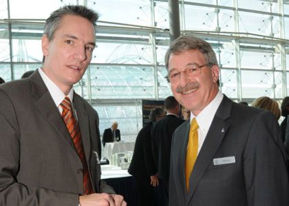 Willi Fey, Geschäftsführer Saab Deutschland, weiß noch nicht genau, wo seine Schützlinge vom Autohaus Zschernitz am Ende landen würden. (Archiv: Vogel Business Media)