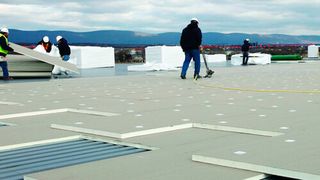 MDI with attributed bio-circular raw materials will be used by Carlisle in their rigid foam insulation panels.  (Source: © Covestro)