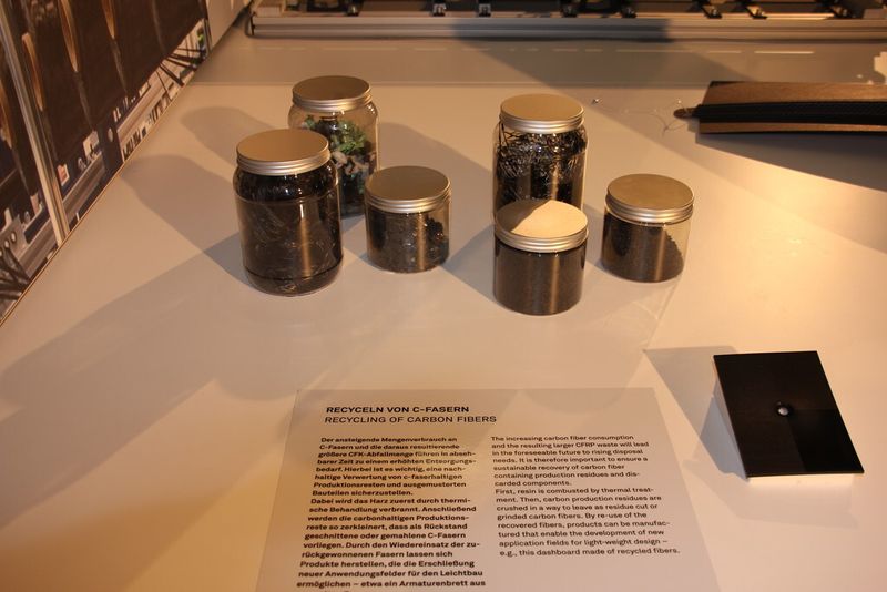 Da die Beispiele, wie Faserverbundwerkstoffe recycelt werden können. (Königsreuther)