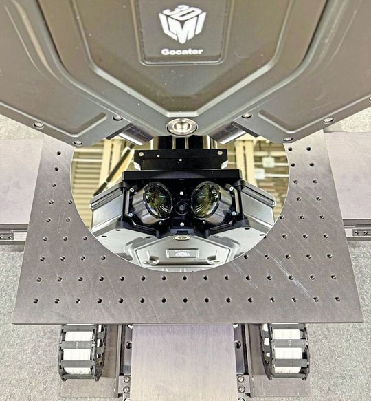 The Gocator 5512 confocal line sensor enables various measurement methods for highly accurate and efficient quality control in production or in the laboratory.(Picture: LMI and PEAK Metrology)