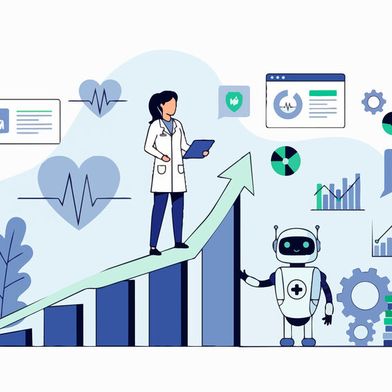KI-Projekte in Kliniken sollten in eine übergreifende Strategie eingebettet und auf Mehrwerte ausgerichtet sein. (Bild: © Maya - stock.adobe.com / KI-generiert)